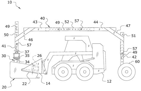 skid steer attachment utility patent|US Patent for Stand.